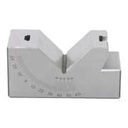 DURAFORCE 4”x1-13/16" Precision Angle Block with 0-60° V Groove for Machining
