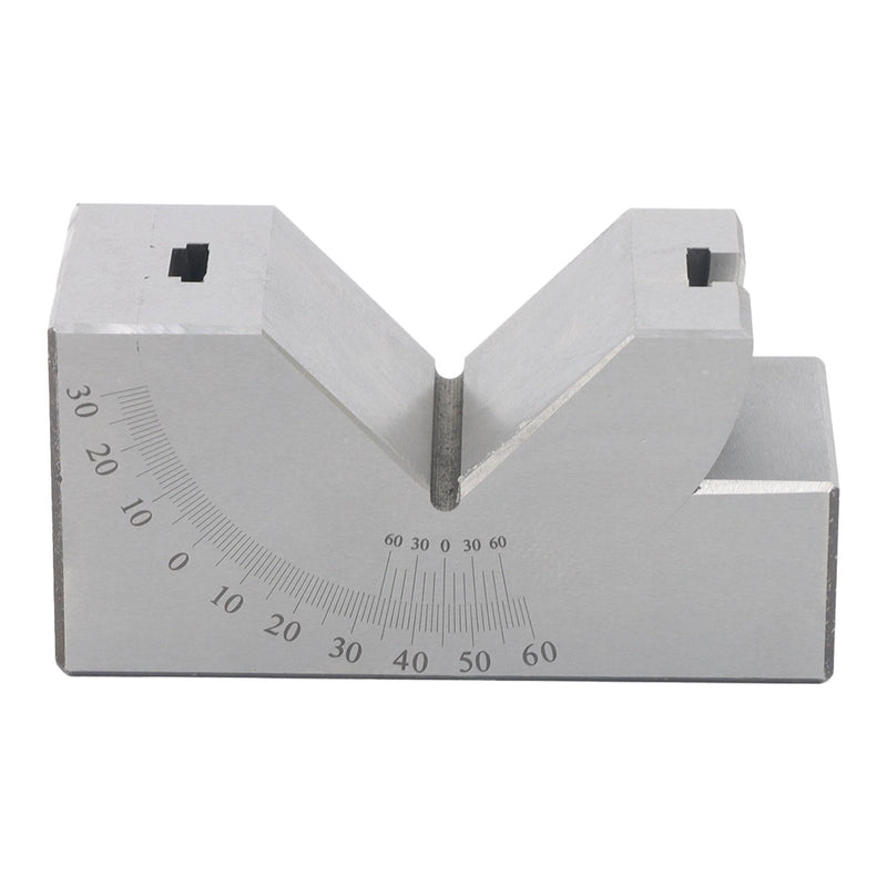 DURAFORCE 4”x1-13/16" Precision Angle Block with 0-60° V Groove for Machining