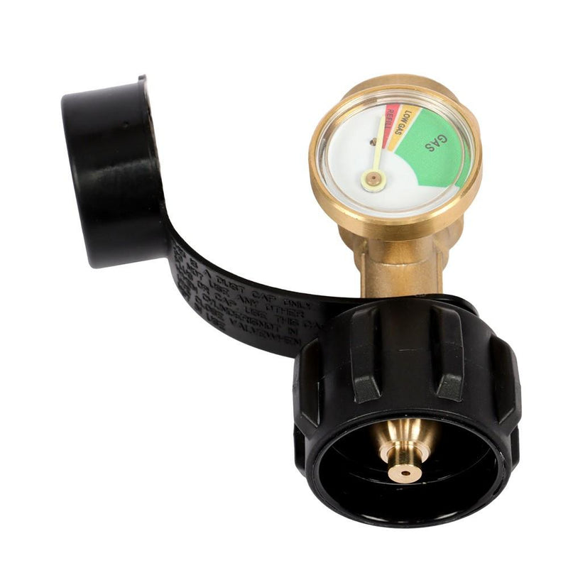 DURAFORCE 6 Pack Propane Tank Gauge Level Indicator Leak Detector Gas Pressure Meter QCC1