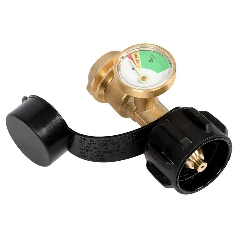 DURAFORCE 6 Pack Propane Tank Gauge Level Indicator Leak Detector Gas Pressure Meter QCC1