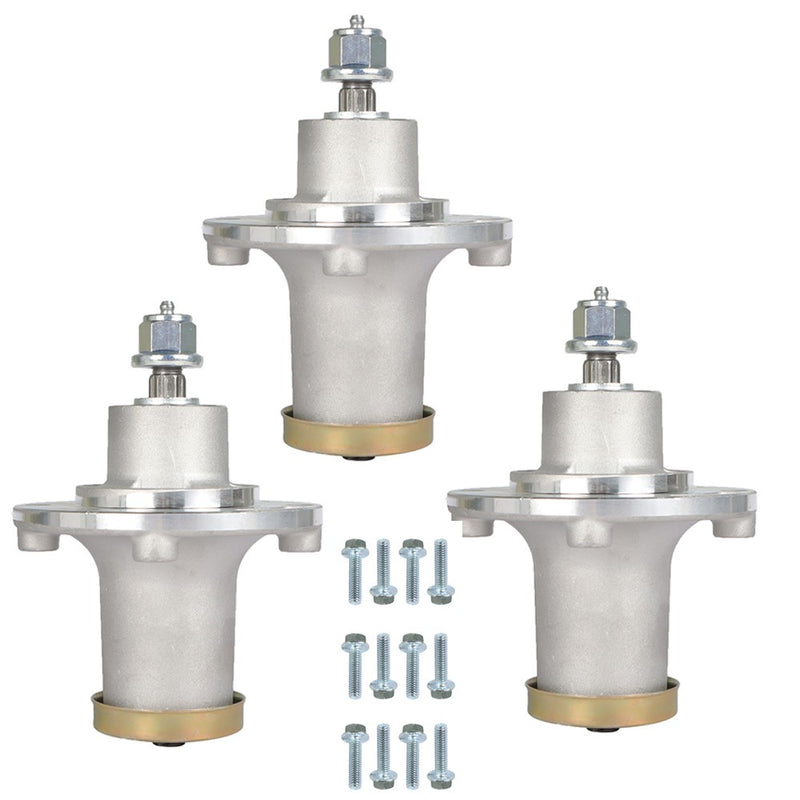 DURAFORCE 3× Spindle Assembly 48" For Husqvarna 539112170 11217 YT48XLS YT48LS YT48DXLS