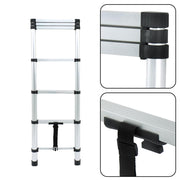DURAFORCE 6.6 FT Extension Ladders Lightweight Collapsible Ladders Aluminum Telescoping