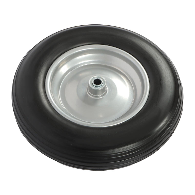 DURAFORCE 14.5x4-8 Wheelbarrow Tire & Wheel 5/8" Bearings Tire Assembly For Hand Cart 2Pcs