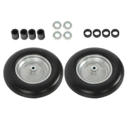 DURAFORCE 14.5x4-8 Wheelbarrow Tire & Wheel 5/8" Bearings Tire Assembly For Hand Cart 2Pcs
