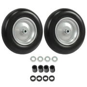 DURAFORCE 14.5x4-8 Wheelbarrow Tire & Wheel 5/8" Bearings Tire Assembly For Hand Cart 2Pcs
