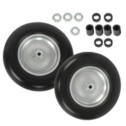 DURAFORCE 14.5x4-8 Wheelbarrow Tire & Wheel 5/8" Bearings Tire Assembly For Hand Cart 2Pcs