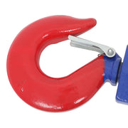 DURAFORCE 4.5" Single Sheave Pulley 4 Ton Snatch Block with Swivel Hook for 1/2" Wire Rope