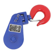 DURAFORCE 4.5" Single Sheave Pulley 4 Ton Snatch Block with Swivel Hook for 1/2" Wire Rope