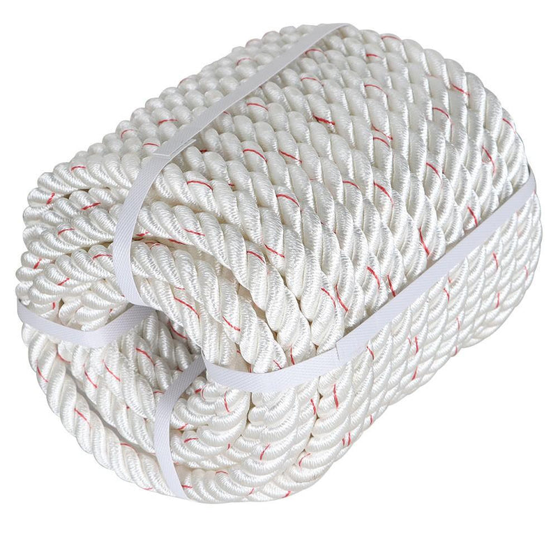 DURAFORCE 3/4" × 100' 2038Lbs Arborist Tree Rope Bull Rope Braided Polyester Rope