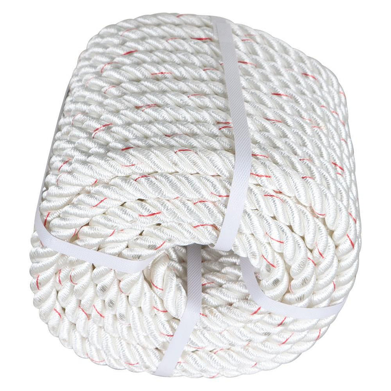 DURAFORCE 3/4" × 100' 2038Lbs Arborist Tree Rope Bull Rope Braided Polyester Rope