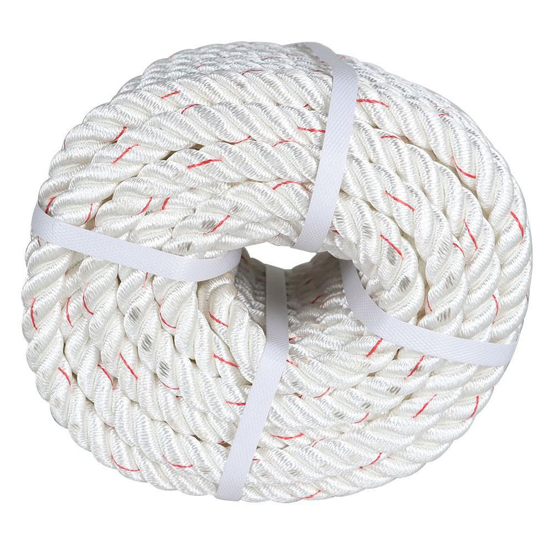 DURAFORCE 3/4" × 100' 2038Lbs Arborist Tree Rope Bull Rope Braided Polyester Rope