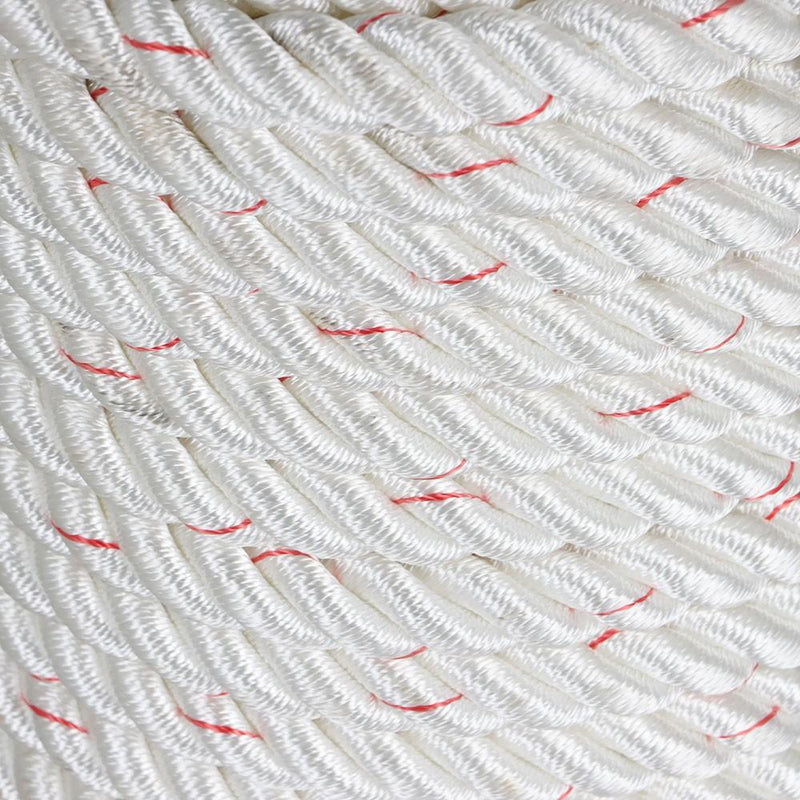 DURAFORCE 3/4" × 100' 2038Lbs Arborist Tree Rope Bull Rope Braided Polyester Rope
