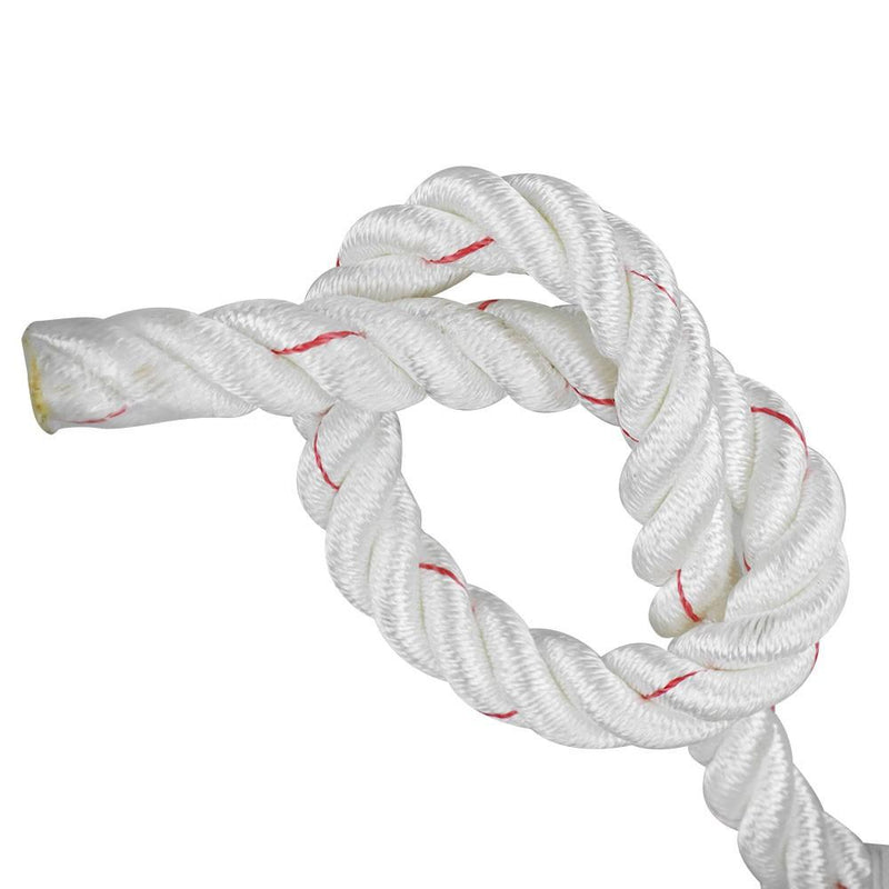 DURAFORCE 3/4" × 100' 2038Lbs Arborist Tree Rope Bull Rope Braided Polyester Rope