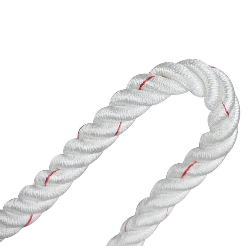 DURAFORCE 3/4" × 100' 2038Lbs Arborist Tree Rope Bull Rope Braided Polyester Rope