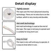 DURAFORCE 3/4" × 100' 2038Lbs Arborist Tree Rope Bull Rope Braided Polyester Rope