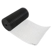 DURAFORCE Black Dip Plastic 1"x1" Electric Welding Mesh 24" x 100' For Plant Garden Net