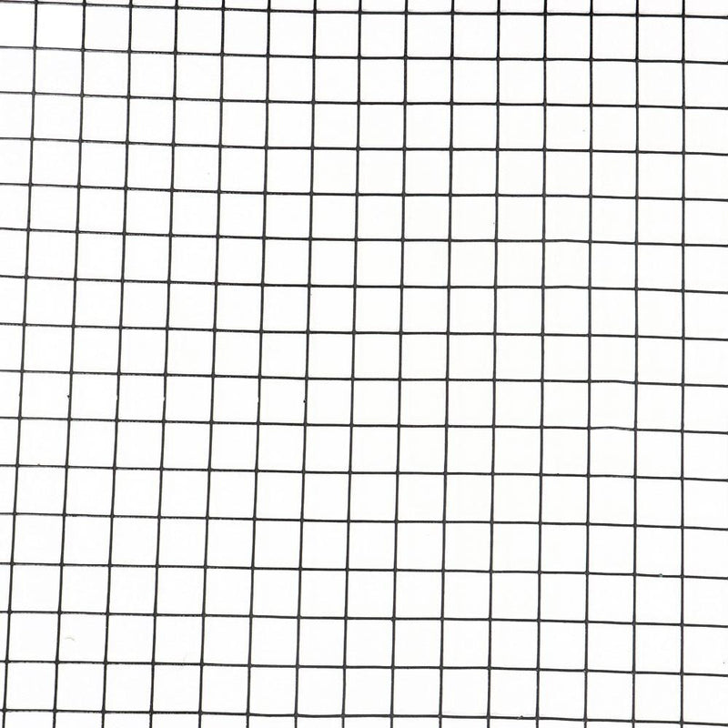 DURAFORCE Black Dip Plastic 1"x1" Electric Welding Mesh 24" x 100' For Plant Garden Net