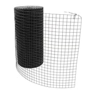 DURAFORCE Black Dip Plastic 1"x1" Electric Welding Mesh 24" x 100' For Plant Garden Net