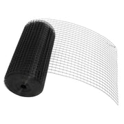 DURAFORCE Black Dip Plastic 1"x1" Electric Welding Mesh 24" x 100' For Plant Garden Net