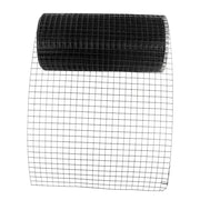 DURAFORCE Black Dip Plastic 1"x1" Electric Welding Mesh 24" x 100' For Plant Garden Net