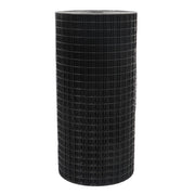 DURAFORCE Black Dip Plastic 1"x1" Electric Welding Mesh 24" x 100' For Plant Garden Net