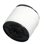 DURAFORCE 1/4 Inch Nylon Rope 500 Foot Spool 100% Nylon Solid Braid Rope Dyeable White