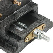 DURAFORCE 5-In Cross Slide Vise Drill Press X-Y Clamp Heavy Duty Machine Metal 2 Way Black