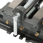 DURAFORCE 5-In Cross Slide Vise Drill Press X-Y Clamp Heavy Duty Machine Metal 2 Way Black