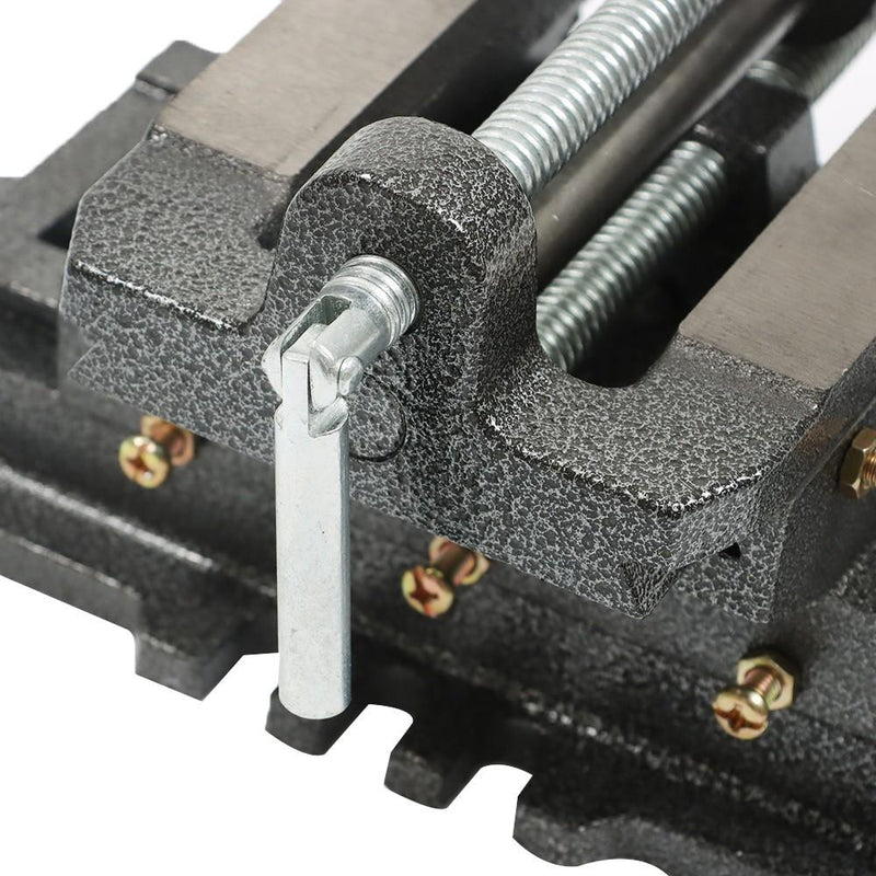 DURAFORCE 5-In Cross Slide Vise Drill Press X-Y Clamp Heavy Duty Machine Metal 2 Way Black