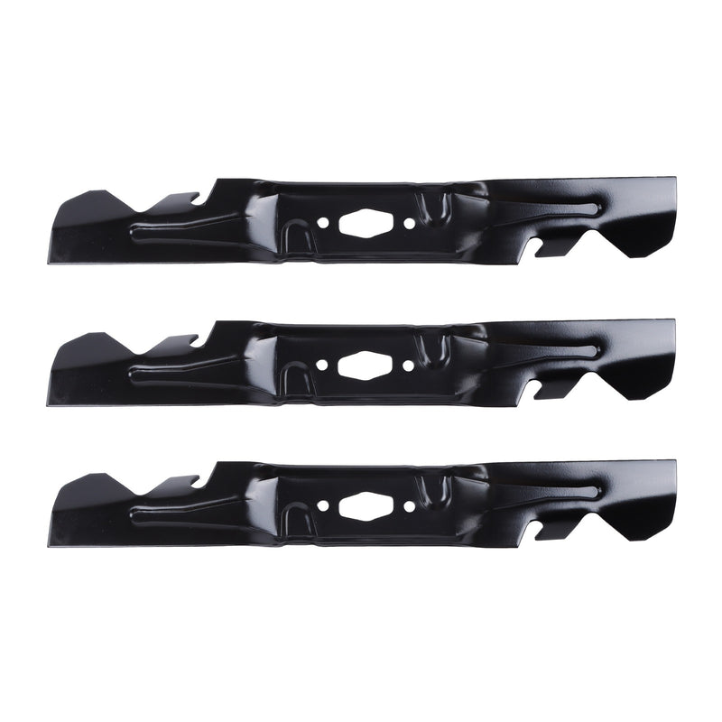 DURAFORCE For Cub Cadet 742P05086-X Xtreme 3PK Blade S-Hole XT1-GT54 XT2-ST54 ZT1 ZT2