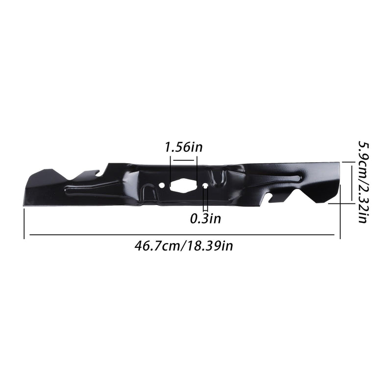 DURAFORCE For Cub Cadet 742P05086-X Xtreme 3PK Blade S-Hole XT1-GT54 XT2-ST54 ZT1 ZT2