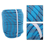 DURAFORCE 1/2"×200' 48 Strands Polyester Braided Arborist Rope Blue & Red Rigging Rope