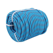 DURAFORCE 1/2"×200' 48 Strands Polyester Braided Arborist Rope Blue & Red Rigging Rope