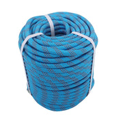 DURAFORCE 1/2"×200' 48 Strands Polyester Braided Arborist Rope Blue & Red Rigging Rope