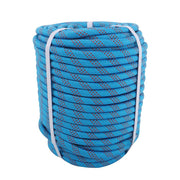 DURAFORCE 1/2"×200' 48 Strands Polyester Braided Arborist Rope Blue & Red Rigging Rope