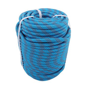 DURAFORCE 1/2"×200' 48 Strands Polyester Braided Arborist Rope Blue & Red Rigging Rope