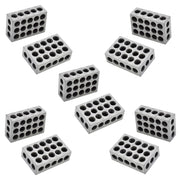 DURAFORCE High Precision 1-2-3 Blocks 23 Holes .0002" Machinist 123 Jig 5 Matched Pair