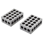 DURAFORCE High Precision 1-2-3 Blocks 23 Holes .0002" Machinist 123 Jig 5 Matched Pair