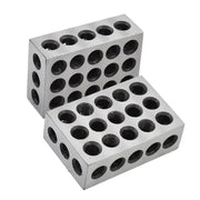 DURAFORCE High Precision 1-2-3 Blocks 23 Holes .0002" Machinist 123 Jig 5 Matched Pair