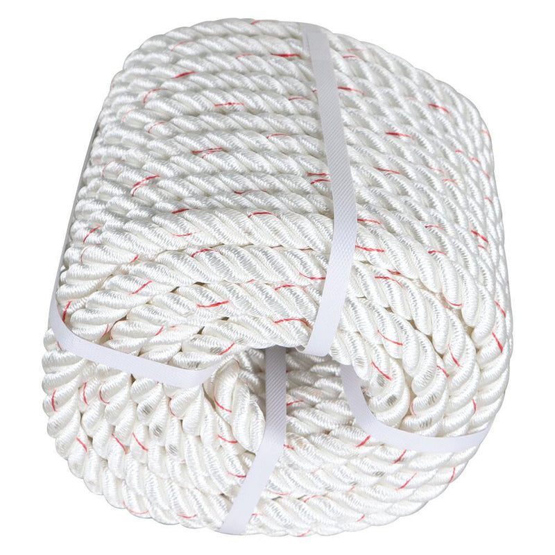 DURAFORCE 2038Lbs Arborist Tree Rope Bull Rope Braided Polyester Rope 3/4" × 100'