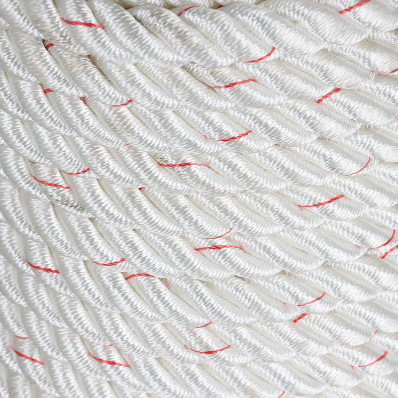 DURAFORCE 2038Lbs Arborist Tree Rope Bull Rope Braided Polyester Rope 3/4" × 100'