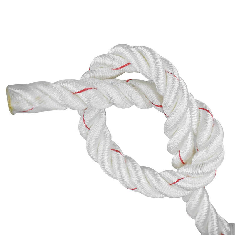 DURAFORCE 2038Lbs Arborist Tree Rope Bull Rope Braided Polyester Rope 3/4" × 100'