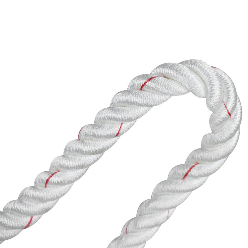 DURAFORCE 2038Lbs Arborist Tree Rope Bull Rope Braided Polyester Rope 3/4" × 100'