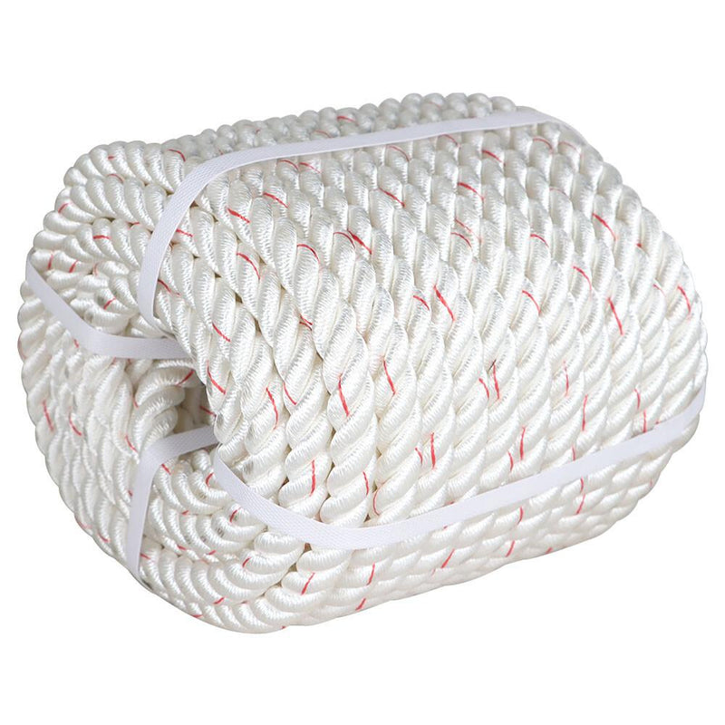 DURAFORCE 2038Lbs Arborist Tree Rope Bull Rope Braided Polyester Rope 3/4" × 100'