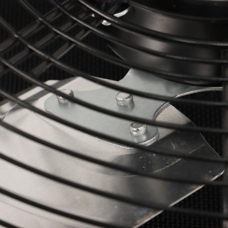 DURAFORCE Low Noise Shutter Exhaust Fan 10" Wall Mounted With Switch+Insect Mesh 980 CFM