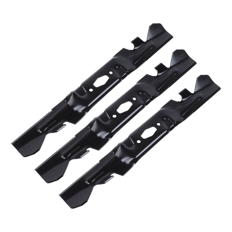 DURAFORCE 3PK Blade For Cub Cadet 742P05086-X Xtreme S-Hole XT1-GT54 XT2-ST54 ZT1 ZT2