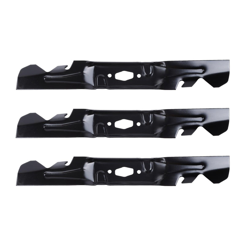 DURAFORCE 3PK Blade For Cub Cadet 742P05086-X Xtreme S-Hole XT1-GT54 XT2-ST54 ZT1 ZT2