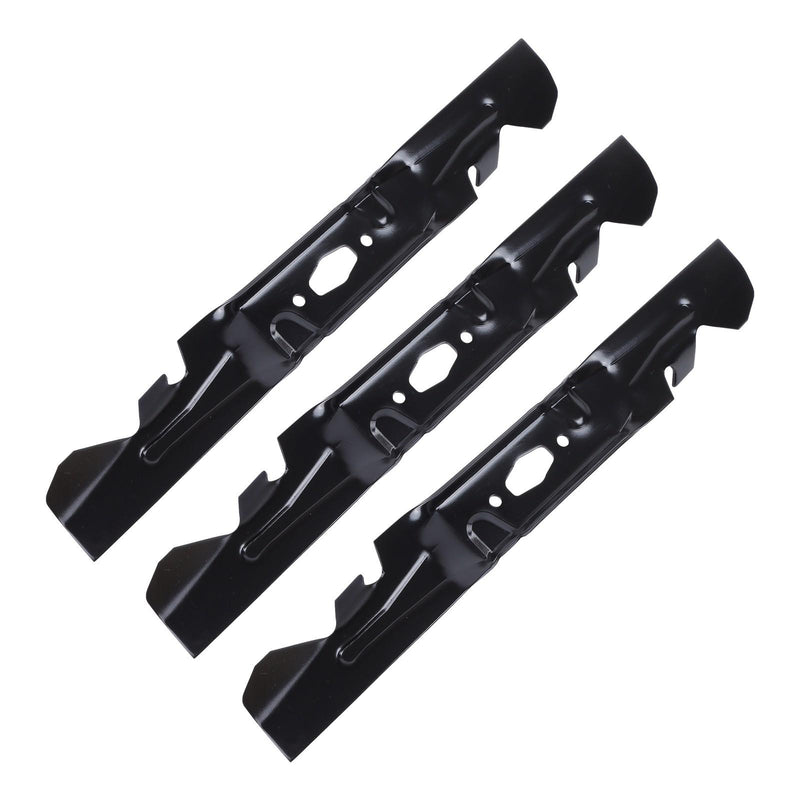 DURAFORCE 3PK Blade For Cub Cadet 742P05086-X Xtreme S-Hole XT1-GT54 XT2-ST54 ZT1 ZT2