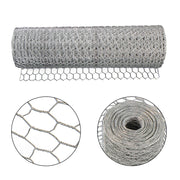 DURAFORCE 24In×100FT Chicken Wire Fencing Mesh Metal Floral Chicken Wire Fence 1" Hole