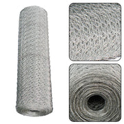 DURAFORCE 24In×100FT Chicken Wire Fencing Mesh Metal Floral Chicken Wire Fence 1" Hole